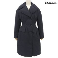 超美品 モンクレール MONCLER 2019年商品 MEZEN MONCLER 1952 + Valextra GENIUS 2 表面ウール ロング ダウン チェスターコート 0 レディース