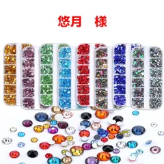 【悠月 様】　高分子ストーン　ミルキーストーン　デコストーン　デコうちわ　ラインストーン