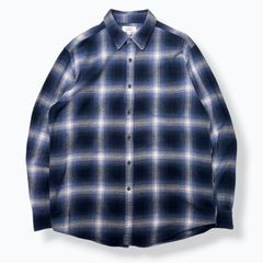 2000s Croft&Barrow Ombre Check Flannel Shirts 【L】 2000年代 y2k オンブレチェック シャドーチェック コットン フランネル シャツ ネルシャツ