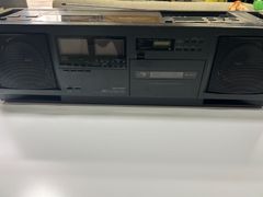 希少品、SHARP QT-83CD ラジカセ 本体 SHARP QT-83CD-BK 3DツインCD 大型ラジカセ 昭和レトロ ジャンク