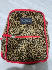 JANSPORT バックパック レオパード 豹柄 ヒョウ柄 起毛 リュック