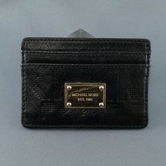 MICHAEL KORS マイケルコース パスケース 定期入れ USED品 ブラック ロゴ 通勤 通学 X0537