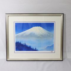 宮浦真之助 木版画 白馬三山 冬 額装 風景画 - メルカリ