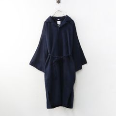 ソウソウ SOU・SOU 京都 薙袖 ボアコート 腰紐付き S 紺色┃日本製 ネイビー 羽織 はおり【2400015148182】