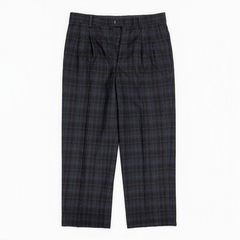 DUNLOP ダンロップ チェック スラックス W79 ウール