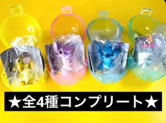 【全4種コンプリート】スティッチ ゆらゆらつながるマスコット ガチャガチャ♡