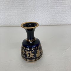 ギリシャ製 金彩壺 24k 花瓶 - メルカリ