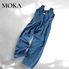 MOKA tag denim coveralls サロペット オーバーオール デニム - メルカリ