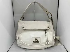 BURBERRY BLUE LABEL バーバリーブルーレーベル　ショルダーバッグ　2way レザー　アイボリー
