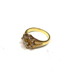 【物流センター】 中古 K18 メレ0.7ct リング・指輪 【129】