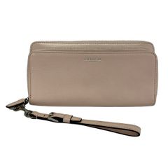 COACH(コーチ) 長財布 - ライトピンク ラウンドファスナー レザー