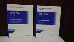 Kaplan Schweser 2021 CFA Exam Prep Level III Book 1 & 4