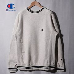 チャンピオン Champion リバースウィーブ REVERSE WEAVE スウェット L グレー ブラック 00s ワンポイント ロゴ刺繍 ストリート アメカジ 古着 D4090