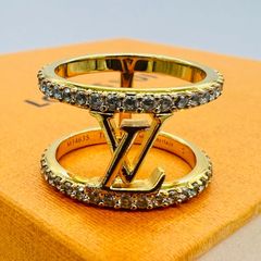 LOUIS VUITTON リング アイコニック ストラス ピンクゴールド 12