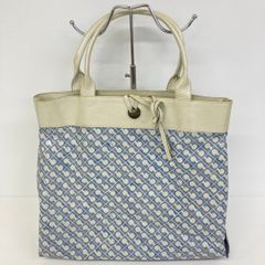 GHERARDINI/ゲラルディーニ トートバッグ/ハンドバッグ 総柄 Gロゴ ブルー/ホワイト レディース[OM04101]
