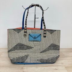 マークバイマークジェイコブス トートバッグ/ハンドバッグ 幾何学模様 ストライプ チェック柄 レディース MARC BY MARC JACOBS[OK05564]
