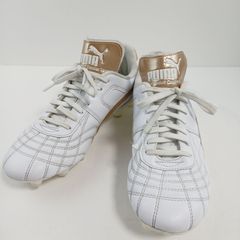 PUMA パラメヒコ SE TOP サッカースパイク 26cm ホワイト ゴールド