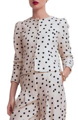 ボーデン レディース アウター ジャケット・ブルゾン Boden Salisbury Jacket Ivory Paintedot アイボリー