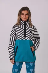 オースク メンズ アウター パーカー・スウェット フリース OOSC Falline Fleece Teal Mens Teal ティール