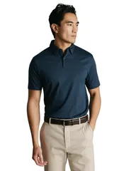 チャールズティリット メンズ トップス ポロシャツ ジャージー Charles Tyrwhitt Short Sleeve Jersey Polo Petrol Blue ブルー