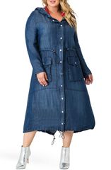 スタンダーズ アンド プラクティス レディース トップス ワンピース プラスサイズ Standards Practices Nova Tencel Hoodedress Plus NAVY ネイビー