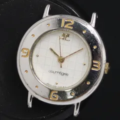 QZ Courreges 4N01-0270 シルバー文字盤レディース 腕時計 2000000 NSK KRK
