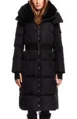 サム レディース アウター ジャケット・ブルゾン コート ダウン SAM Luxe Long Noho Wateresistant Down Puffer Coat MATTE BLACK ブラック