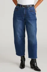 ユニバーサル スタンダード レディース ボトムス デニムパンツ ハイウエスト プラスサイズ ジーンズ Universal Standardakota High Waist Crop Barrel Je