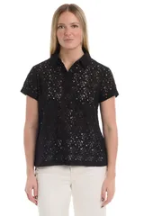 ウィルト レディース トップス シャツ Wilt Short Sleeve Polo Black ブラック