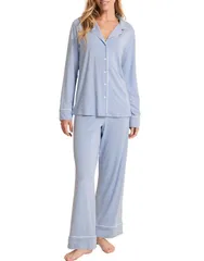 アドアミー レディース アンダーウェア ナイトウェア パンツ Adore Me Matilda Long Sleeve Top Pants Pajama Set Medium blue ブルー