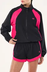 ピーイーネーション レディース アウター ジャケット・ブルゾン PE Nation Stride Performance Jacket BLACK COSMO PINK ブラック