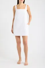 フレンチコネクション レディース ボトムス カジュアルパンツ ミニワンピース ミニ コットン French Connection Alissa Cotton Shift Minidress LINEN