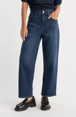 グッドアメリカン レディース ボトムス デニムパンツ ヴィンテージ プラスサイズ アンクル ジーンズ Good American Vintage Barrel Ankle Jeans Plus Reg