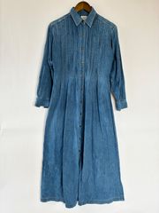 used lauraashley ローラアシュレイ デニム ヘリンボーン ワンピ 