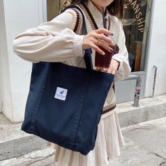 トートバッグ キャンバスバッグ 大容量 カラー：ネイビー 商品コード：99SUBB-017