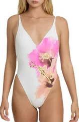 ビラボン レディース トップス ワンピース Billabong Sunny Shore OnePiece Swimsuit SALT CRYSTAL