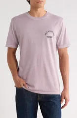ローアク メンズ トップス シャツ コットン グラフィック Roark Seek Explore Cotton Graphic TShirt DUSTY LILAC ライラック