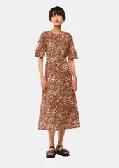 ホイッスルズ レディース トップス ワンピース Whistles Marble Spot Veda Dress Multicolour マルチカラー