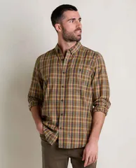 トードアンドコー メンズ トップス シャツ キャップ ケープ Toad Co Mens Airscape Long Sleeve Shirt Laurel Plaid チェック