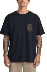 ルーカ メンズ トップス Tシャツ コットン グラフィック RVCA Bushido ANP Cotton Graphic TShirt BLACK ブラック