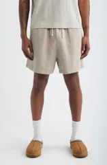 エルウッド メンズ ボトムス ハーフパンツ・ショーツ ショートパンツ Elwood Relaxed Sweat Shorts TAN タン
