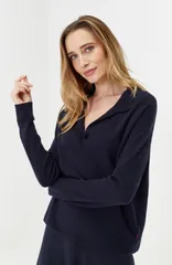 チンティアンドパーカー レディース アウター パーカー・スウェット Vネック ウール セーター Chinti Parker Wool Cashmere Blend V Neck Colla red S