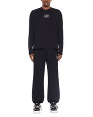 오프 화이트 남성 하의 캐주얼 팬츠 코튼 조거 팬츠 로고 그래픽 OffWhite Cotton Diagonal Graphic Logo Drawstring Jog