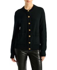 バルマン レディース アウター ニット・セーター カーディガン Balmain Knit Cardigan Black ブラック