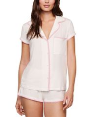 エバージェイ レディース アウター パーカー・スウェット ショートパンツ Eberjey Frida Tencel Modal Stretch Shortie Shorts Pajama Set Iv