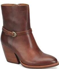 コークイーズ レディース シューズ ブーツ・レインブーツ レザー KorkEase Solstice Leather Booties Brown ブラウン