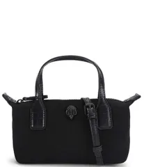 カートジェイガーロンドン レディース バッグ Kurt Geiger London Tiny Sloane Canvashopper Tote Bag Black ブラック