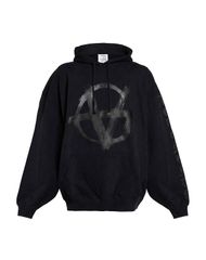 ヴェトモン メンズ アウター パーカー・スウェット VETEMENTS Black ブラック