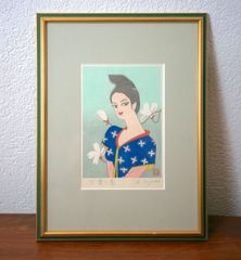 春画木版画張り込み帖 12面1冊 時代不明 ☆春画/浮世絵/秘画/艶本/江戸
