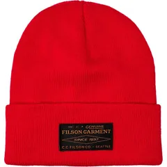 フィルソン メンズ アクセサリー 帽子 キャップ Filson Ballard Watch Cap Red レッド